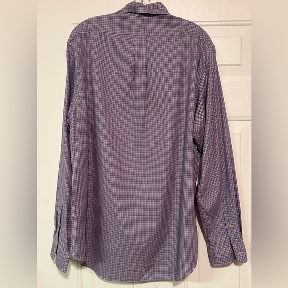 Ralph Lauren Button Down Checker Pattern Long Sleeve Shirt Size XL - Picture 2 of 12